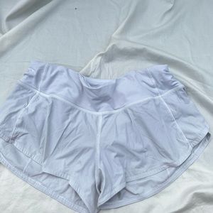 White lulu shorts